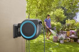 gardena rollup m - Gardena Wall Mounting Hose Box Roll-Up M/L Turquoise - 6 nuotrauka