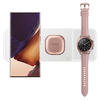 Įkroviklis Samsung Trio Wireless Charger, Qi Wireless, balta