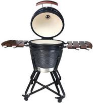 grill - TunaBone Kamado classic 26", XL dydžio, tamsiai pilka - 4 nuotrauka