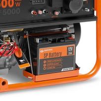 generatoriu daewoo - Daewoo GDA 6500E Petrol Generator Black/Orange - 5 nuotrauka