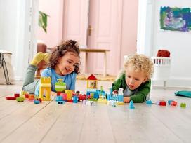 dideles kaladeles - LEGO DUPLO Classic Didelė kaladėlių dėžė 10914 - 5 nuotrauka