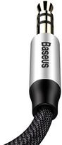 3.5 mm to 3.5 mm kabelis - Baseus Yiven Aux Jack 3.5mm To 3.5mm Stereo Audio 1.5m Cable Silver/Black - 3 nuotrauka