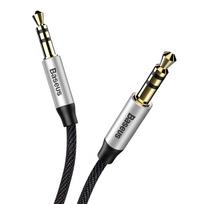 3.5 mm to 3.5 mm kabelis - Baseus Yiven Aux Jack 3.5mm To 3.5mm Stereo Audio 1.5m Cable Silver/Black - 7 nuotrauka