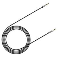 3.5 mm to 3.5 mm kabelis - Baseus Yiven Aux Jack 3.5mm To 3.5mm Stereo Audio 1.5m Cable Silver/Black - 8 nuotrauka