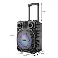 boombox radijas - Media-Tech BOOMBOX TROLLEY BT MT3169 - 2 nuotrauka