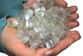 rj45 jungtis - CABLE ACC JACK RJ45/WTYKRJ45 GENWAY - 1 nuotrauka