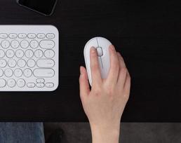 belaide pele logitech - Logitech Pebble M350 White (Balta) - 7 nuotrauka