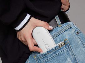 belaide pele logitech - Logitech Pebble M350 White (Balta) - 8 nuotrauka