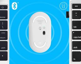 belaide pele logitech - Logitech Pebble M350 White (Balta) - 9 nuotrauka