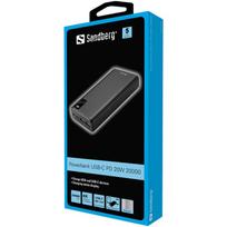 nesiojamas ikroviklis 20w - SANDBERG Powerbank USB-C PD 20W 20000 mah - 2 nuotrauka