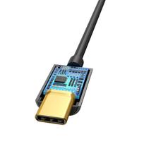 usb c to usb 3.0 - BASEUS Type-C Male to 3.5mm Female L54, Juodas - 3 nuotrauka