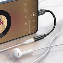 usb c to usb 3.0 - BASEUS Type-C Male to 3.5mm Female L54, Juodas - 4 nuotrauka