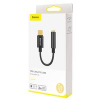 usb c to usb 3.0 - BASEUS Type-C Male to 3.5mm Female L54, Juodas - 6 nuotrauka