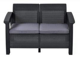 Keter Corfu Love Seat Grey
