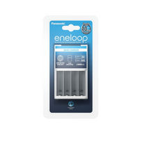 elementai aa - Panasonic Eneloop BQ-CC51E Basic Charger - 5 nuotrauka