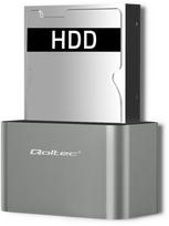 docking - Qoltec 50315 HDD/SSD, USB 3.0 - 4 nuotrauka