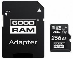 Goodram MicroSDHC 256GB Class 10/UHS 1 + Adapter