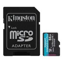 adapteris telefonui - Kingston 64GB micro SDXC Canvas Go UHS-I SDCG3/ 64GB - 4 nuotrauka