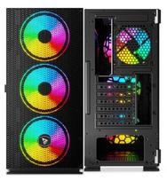 mesh korpusai - Savio Raptor X1 ARGB Black (Juodas) - 6 nuotrauka
