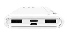 power bank 10000 mah - Silicon Power GP15 10000mAh (Baltas) - 3 nuotrauka