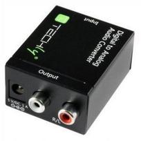 toslink kabelis - Techly Coaxial Or Tosling To Analog Audio Converter - 1 nuotrauka