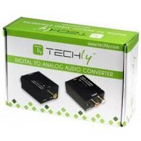 toslink kabelis - Techly Coaxial Or Tosling To Analog Audio Converter - 4 nuotrauka