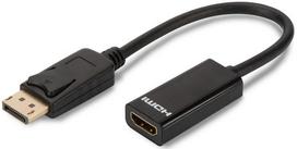 displayport hdmi adapteri - Assmann Adapter Cable Displayport / HDMI Black 0.15m - 1 nuotrauka