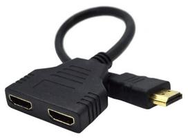 type 2 kabels - Gembird Cable HDMI x2 / HDMI Black - 1 nuotrauka