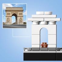 lego konstruktoris - LEGO Architecture Paris 21044 - 5 nuotrauka
