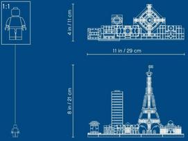 lego konstruktoris - LEGO Architecture Paris 21044 - 8 nuotrauka