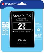 kietasis diskas 2tb 3.5 - Verbatim 2.5" Store'n'Go 2TB Black - 7 nuotrauka