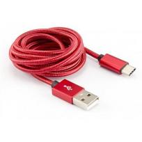 usb type c laidas 1.5m - Sbox 1.5m CTYPE-1.5R Strawberry red - 1 nuotrauka