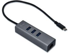 lan sakotuvas - I-TEC USB-C Metal HUB 3 Port Giga Lan | C31METALG3HUB - 1 nuotrauka