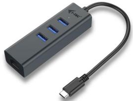 lan sakotuvas - I-TEC USB-C Metal HUB 3 Port Giga Lan | C31METALG3HUB - 2 nuotrauka