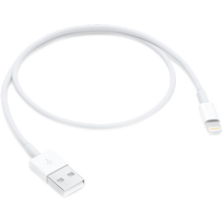 APPLE Lightning to USB, 0.5m, baltas