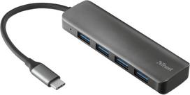 Trust Halyx Aluminium USB-C to 4-Port USB-A 3.2 Hub