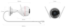 ezviz kameros - Ezviz Husky C3W Camera White - 2 nuotrauka