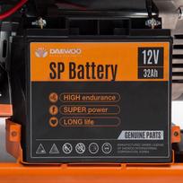 generatorius 5kw - Daewoo GDA 7500E-3 Petrol Generator Black/Orange - 7 nuotrauka