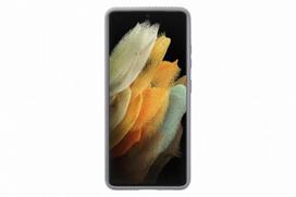 s21 telefonas samsung - Dėklas clear Samsung Galaxy S21 Ultra Pilka - 1 nuotrauka