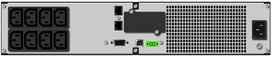 ups 1500va - UPS Power Walker Line-Interactive 1500VA, 19'' 2U, 8x IEC, RJ11/RJ45, USB, LCD - 2 nuotrauka