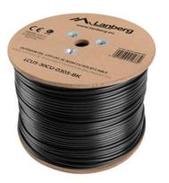 lanberg utp 305 m - Lanberg Cable CAT 5e UTP 305m Black - 1 nuotrauka
