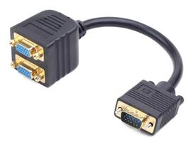 vga splitter - Gembird Adapter VGA to 2x VGA Black - 1 nuotrauka