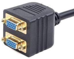 vga splitter - Gembird Adapter VGA to 2x VGA Black - 2 nuotrauka