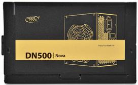 deepcool fan - Deepcool  "Nova" series,  500W,  120mm FAN, High efficiency >80%, Active PFC PSU, retail packing deepcool - 2 nuotrauka