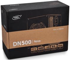 deepcool fan - Deepcool  "Nova" series,  500W,  120mm FAN, High efficiency >80%, Active PFC PSU, retail packing deepcool - 11 nuotrauka