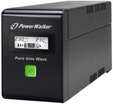 UPS Power Walker Line-Interactive 800VA 3x IEC C13, PURE SINE, RJ11/RJ45,USB,LCD