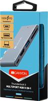 thunderbolt 5 docks - Canyon Thunderbolt 3 Docking Station 5-in-1 CNS-TDS05DG - 4 nuotrauka