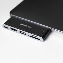 thunderbolt 5 docks - Canyon Thunderbolt 3 Docking Station 5-in-1 CNS-TDS05DG - 5 nuotrauka