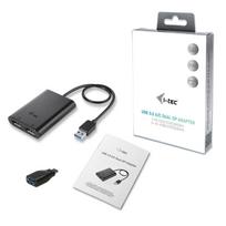 usb c to displayport - i-Tec USB 3.0 / USB-C Dual 4K DP Video Adapter - 6 nuotrauka