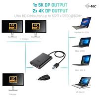 usb c to displayport - i-Tec USB 3.0 / USB-C Dual 4K DP Video Adapter - 10 nuotrauka